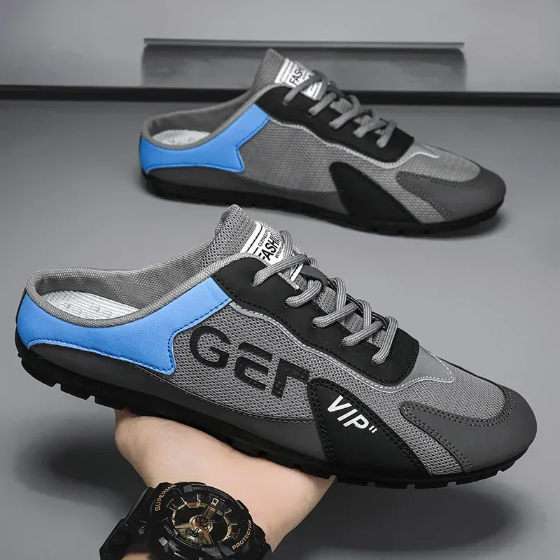 Espadrille Slip On - Men Slippers Trend Baotou Shoes for