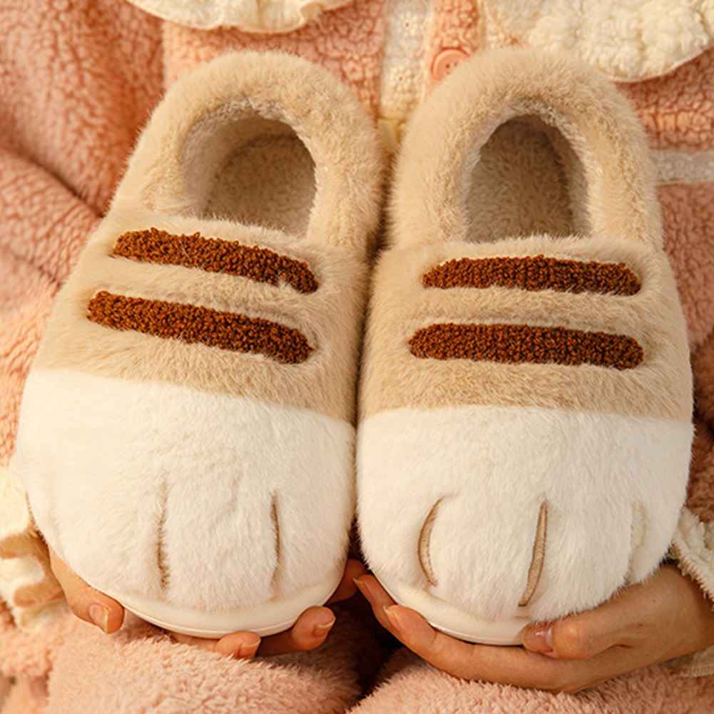 Espadrille Slip On - Warm Slip-on House Shoes 3D Cat