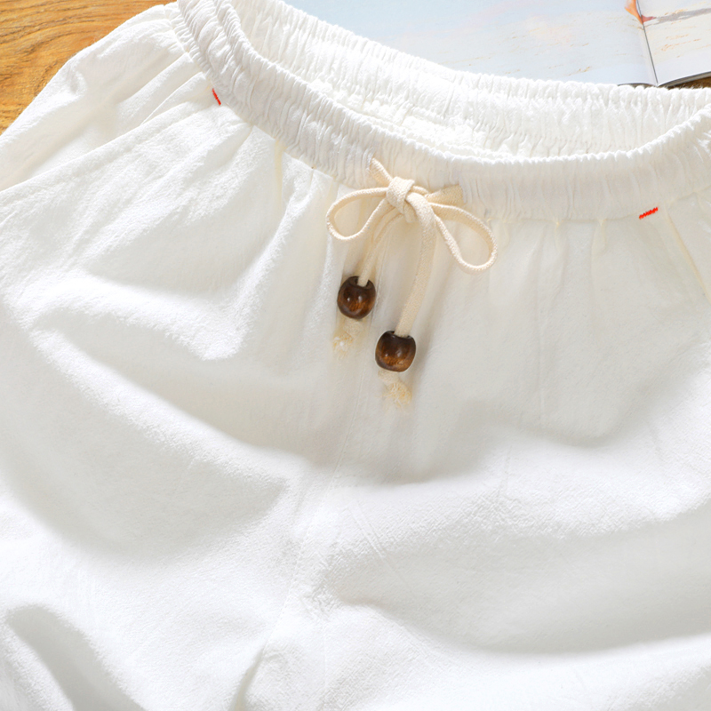 Brand men's summer fashion sol - Short Linen Drawstring recensione e prezzo