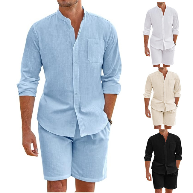 Simple Casual Men's Cotton Lin - Linen Shirt Breathable recensione e prezzo