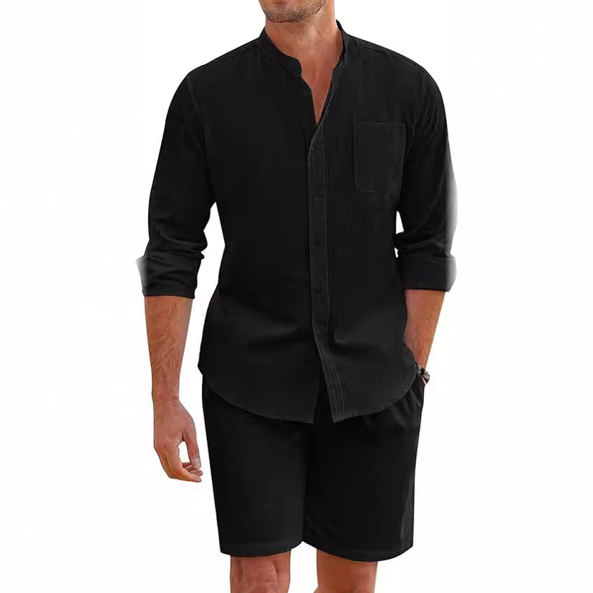 Simple Casual Men's Cotton Lin - Linen Shirt Breathable recensione e prezzo