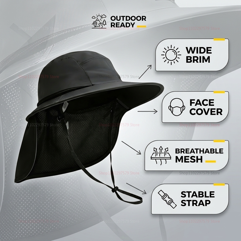 Unisex Wide Brim Panama Straw  - Bucket Hat Straw recensione e prezzo