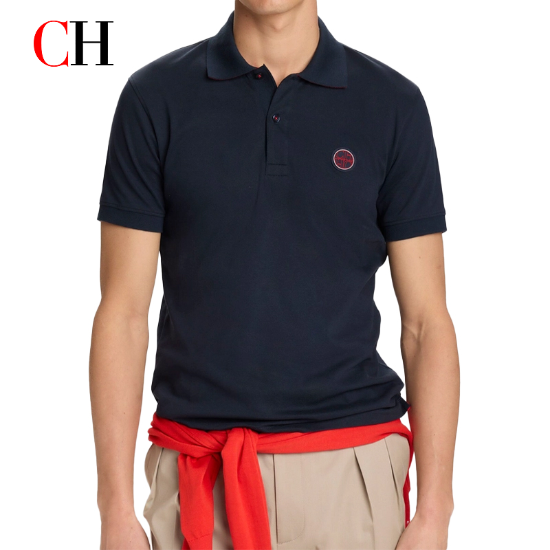 CH Red Accent Circular Rubber  - Polo Shirt Pique recensione e prezzo