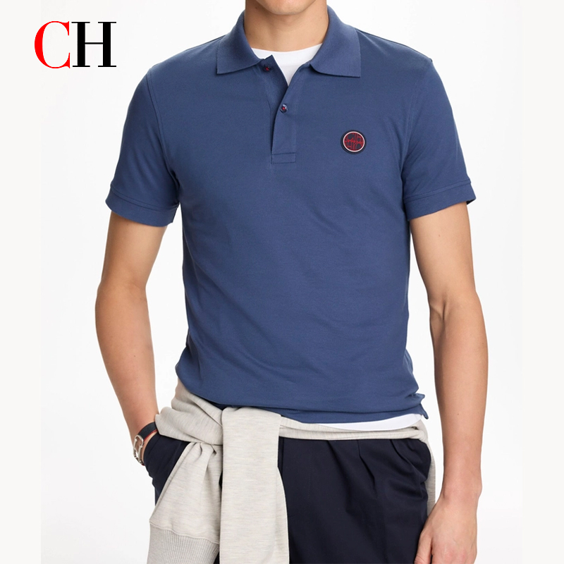 CH Red Accent Circular Rubber  - Polo Shirt Pique recensione e prezzo