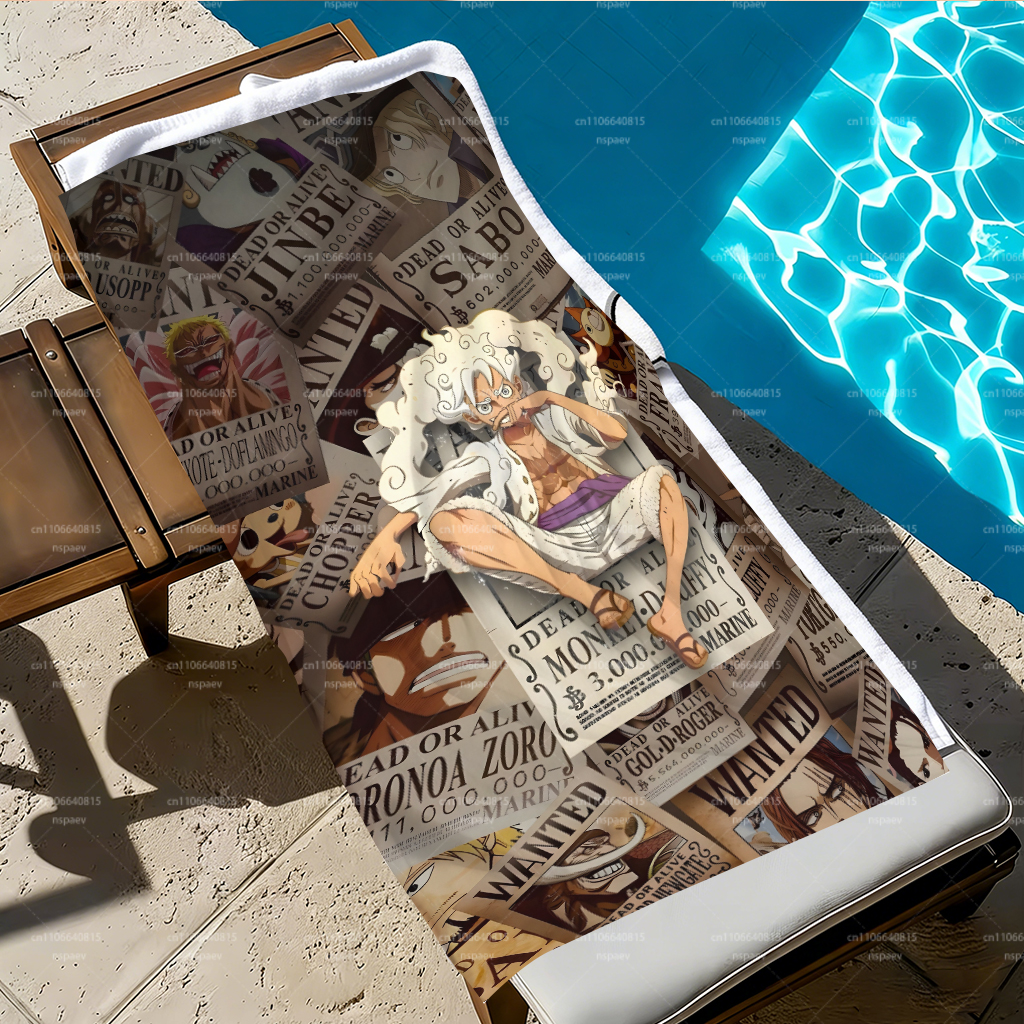 Retro Pirate Wanted Bounty Lar - Beach Towel Large recensione e prezzo