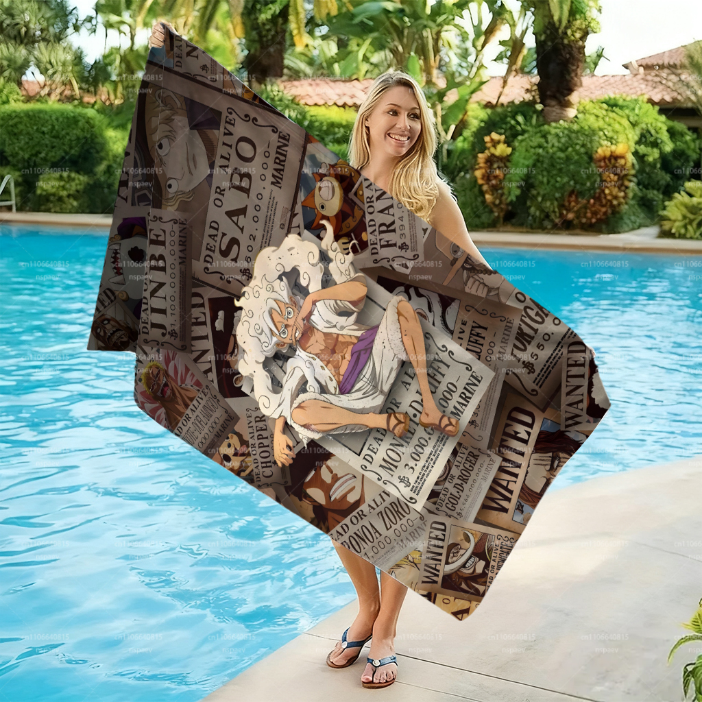 Retro Pirate Wanted Bounty Lar - Beach Towel Large recensione e prezzo