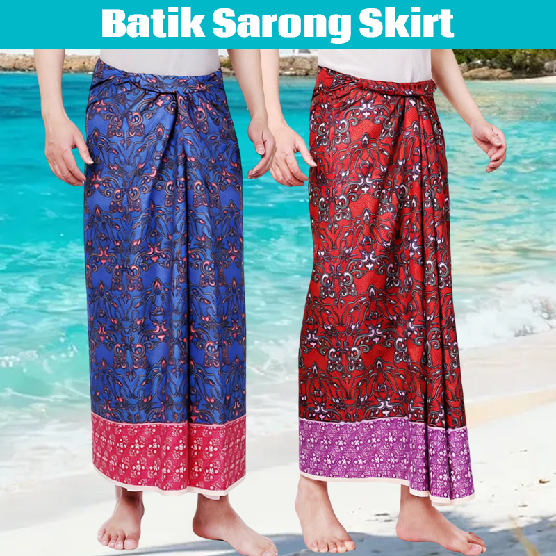 Batik Print Beach Sarong Wrap  - Sarong Men Wrap recensione e prezzo
