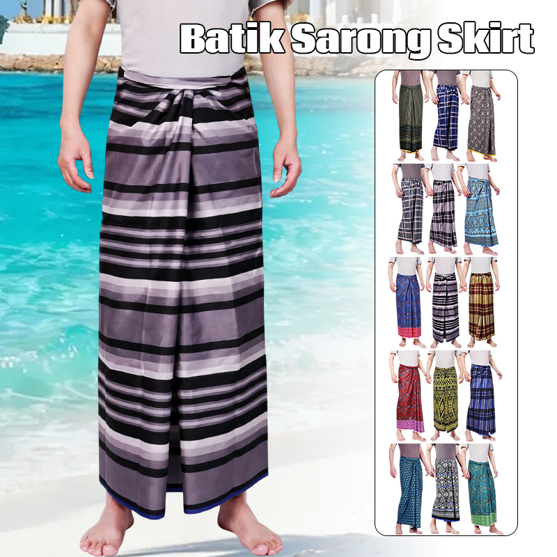 Batik Print Beach Sarong Wrap  - Sarong Men Wrap recensione e prezzo