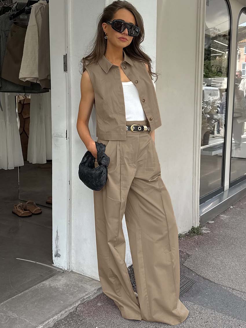 Oymimi Fashion Brown Cotton Wo - Shirt Camp Collar recensione e prezzo