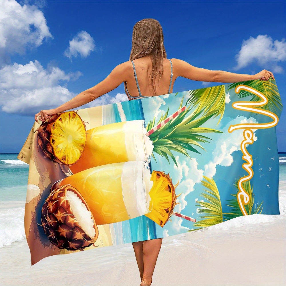 1pc Customized Name Beach Towe - Beach Towel Large recensione e prezzo