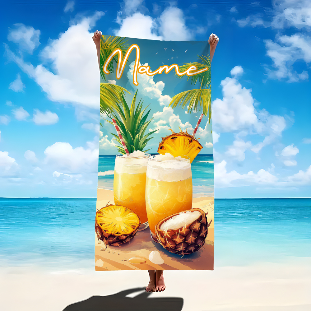 1pc Customized Name Beach Towe - Beach Towel Large recensione e prezzo