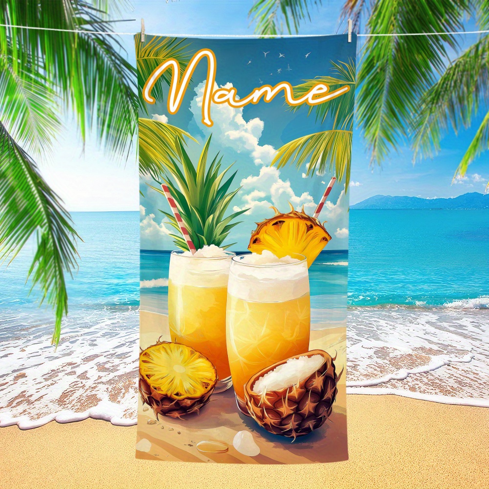1pc Customized Name Beach Towe - Beach Towel Large recensione e prezzo