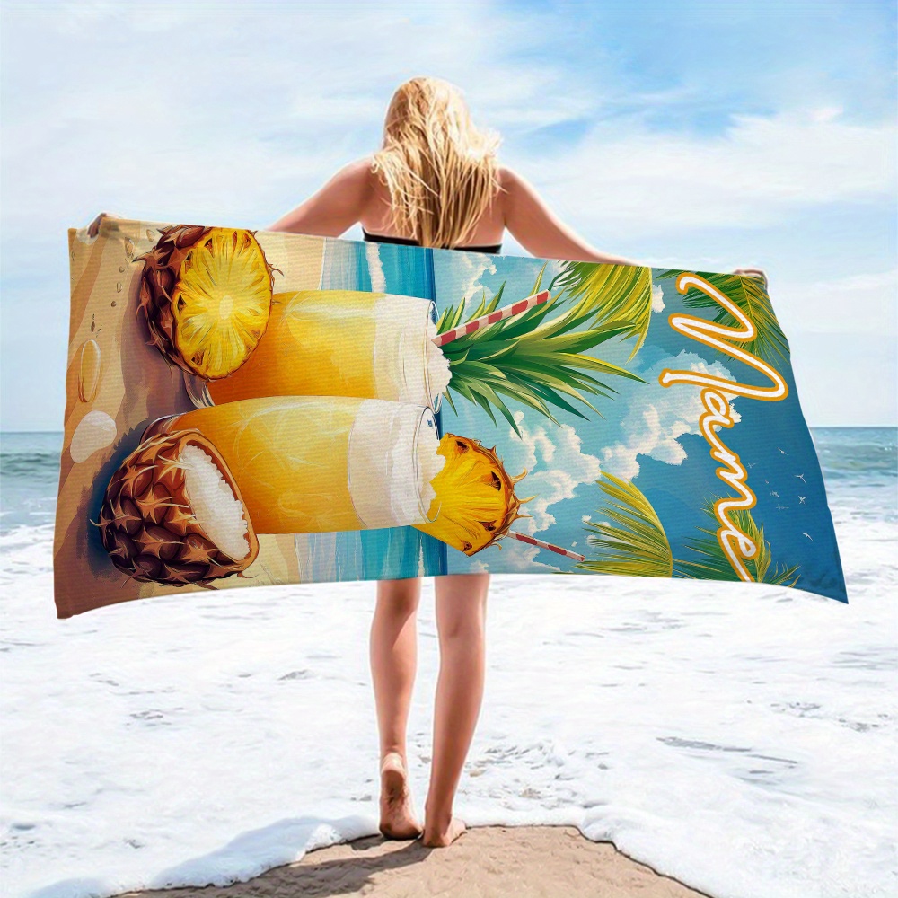 1pc Customized Name Beach Towe - Beach Towel Large recensione e prezzo