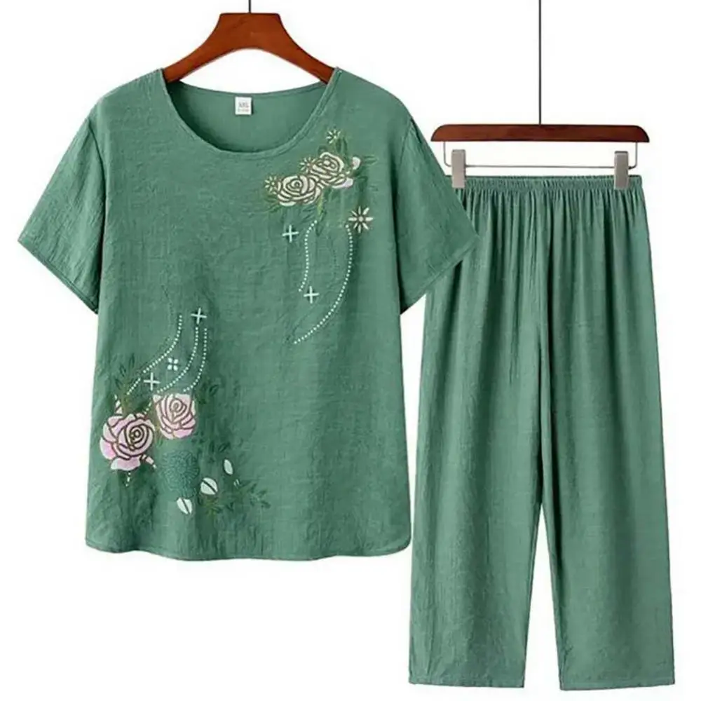 Middle-aged elderly women's sh - Linen Shirt Breathable recensione e prezzo