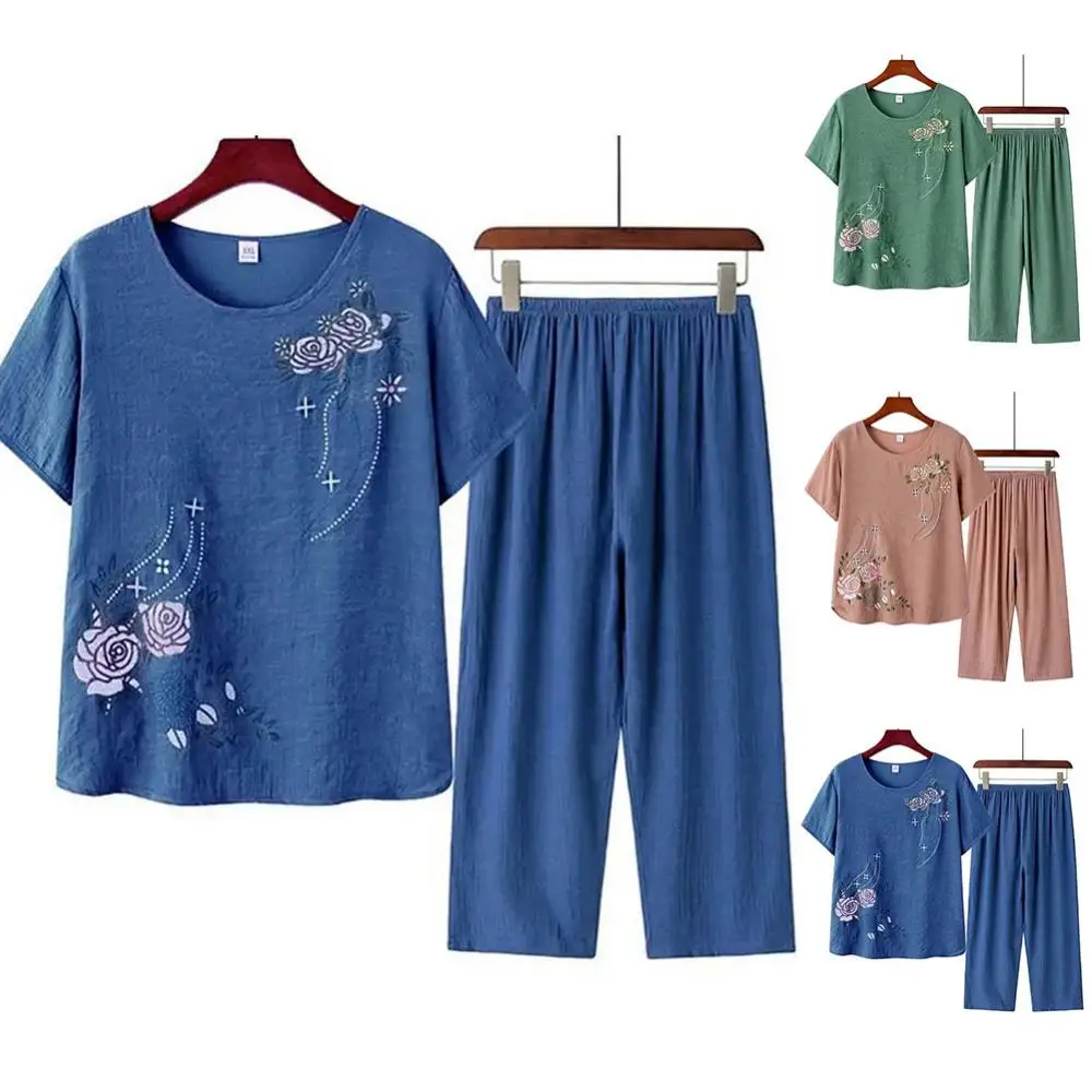 Middle-aged elderly women's sh - Linen Shirt Breathable recensione e prezzo