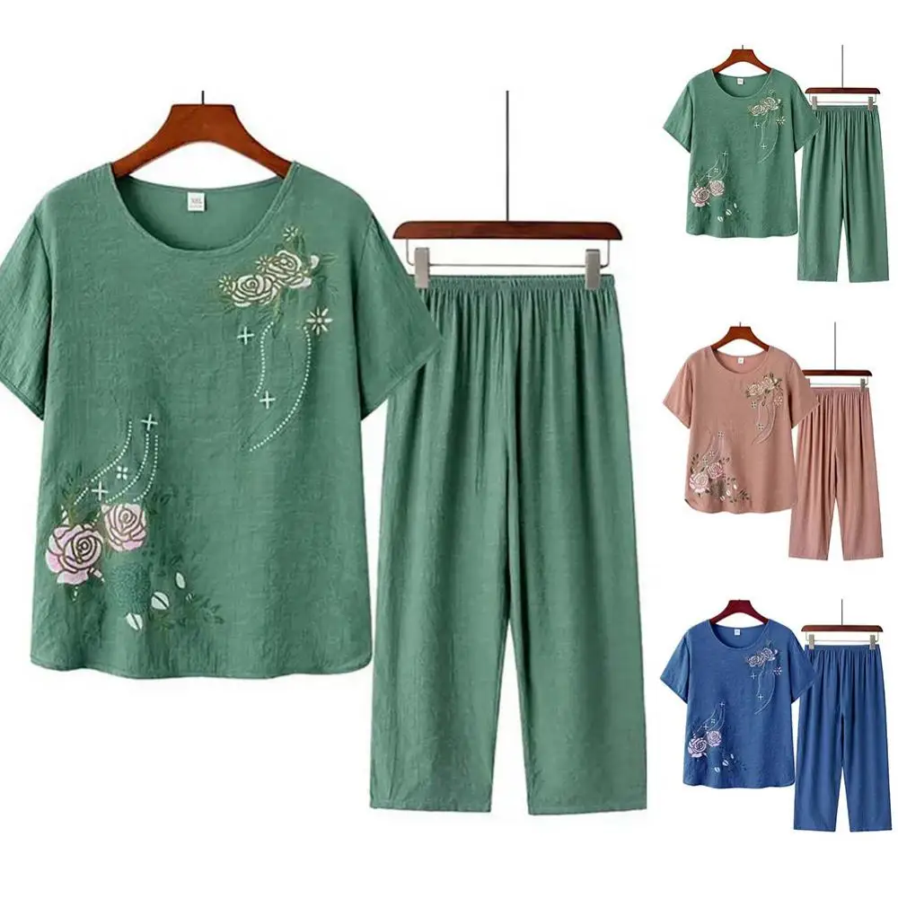 Middle-aged elderly women's sh - Linen Shirt Breathable recensione e prezzo