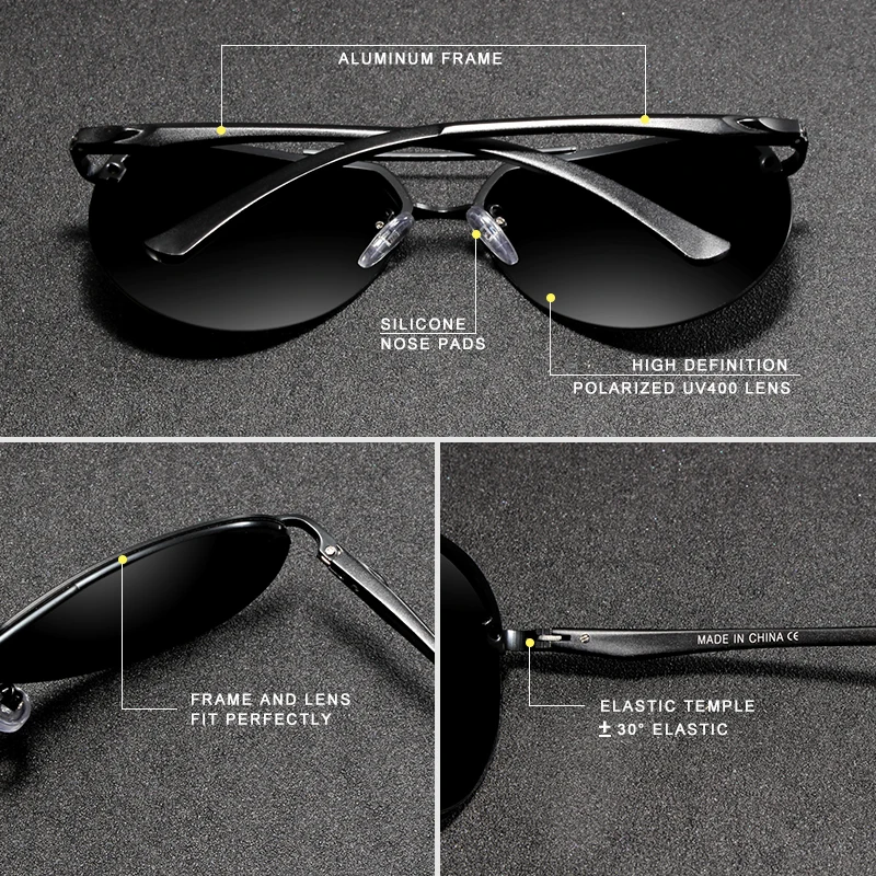 KINGSEVEN  Rimless Pilot Sungl - Sunglasses Aviator Polarized recensione e prezzo