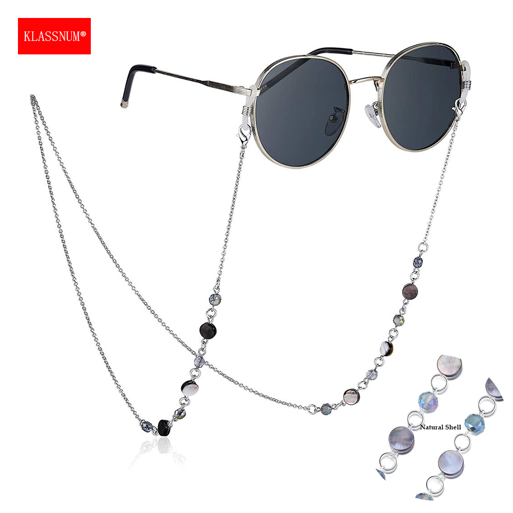KLASSNUM Women Natural Shell C - Sunglass Retainer Cord recensione e prezzo