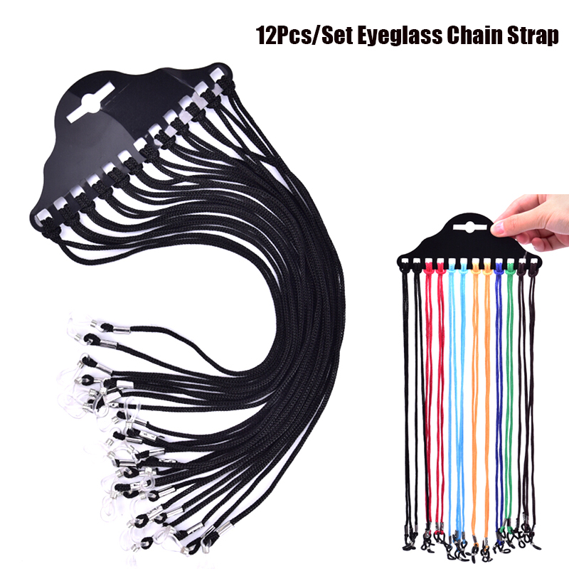 12Pcs/Set Multicolor Sunglasse - Sunglass Retainer Cord recensione e prezzo