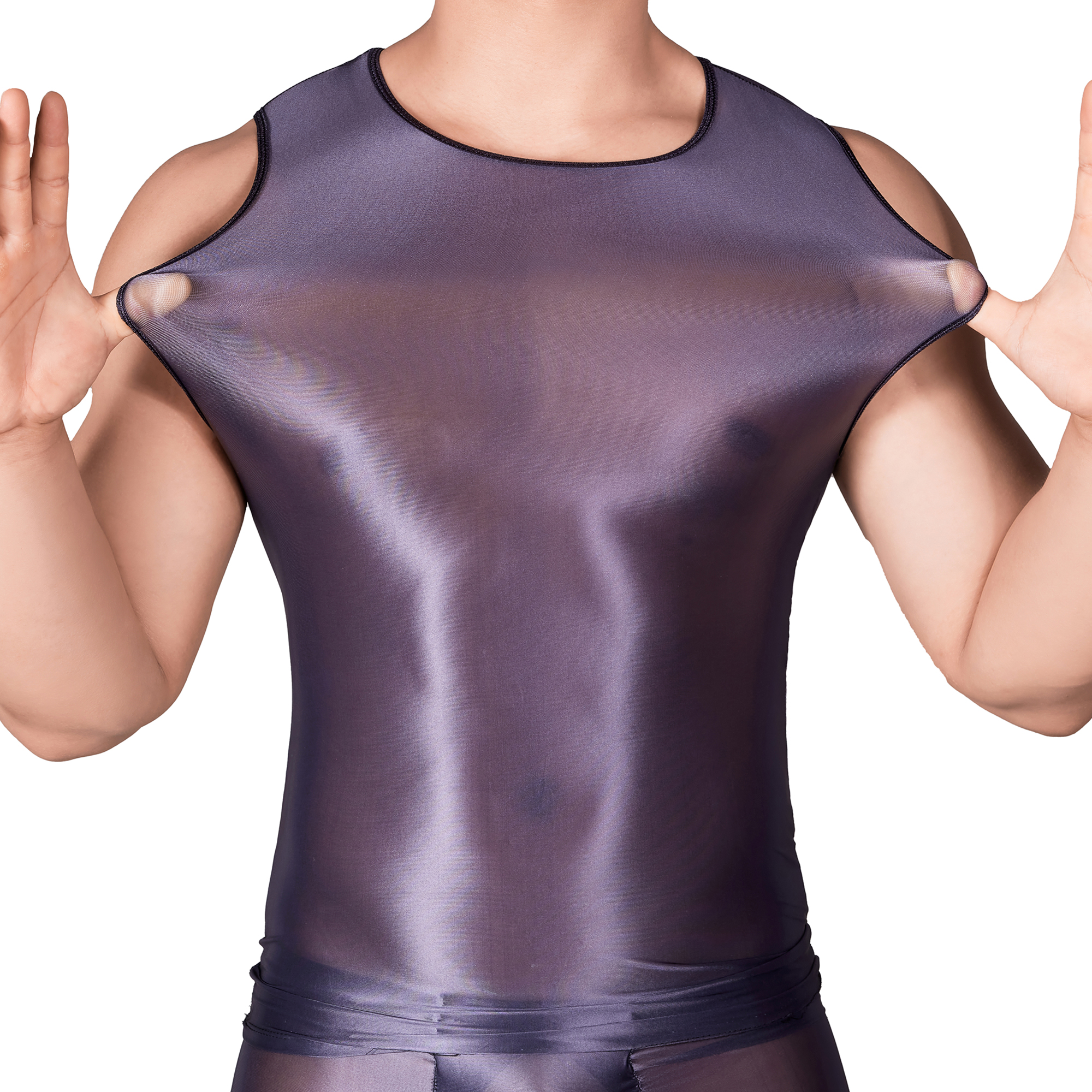 Solid Color Men's Slim Smooth  - Tank Top Muscle recensione e prezzo