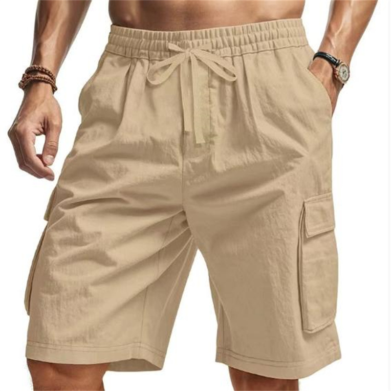 New Multi-Pocket sweatpants Me - Short Linen Drawstring recensione e prezzo