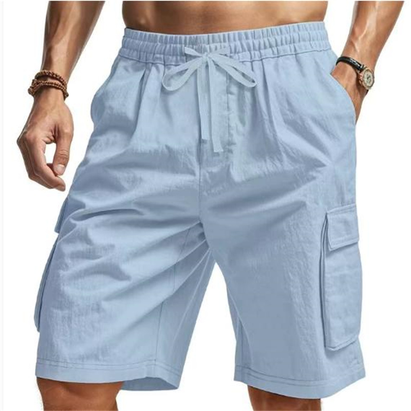 New Multi-Pocket sweatpants Me - Short Linen Drawstring recensione e prezzo