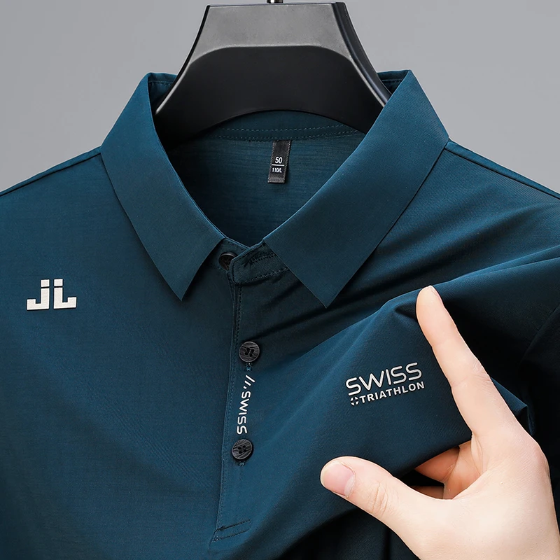 New Men's Business Casual Shor - Polo Shirt Pique recensione e prezzo