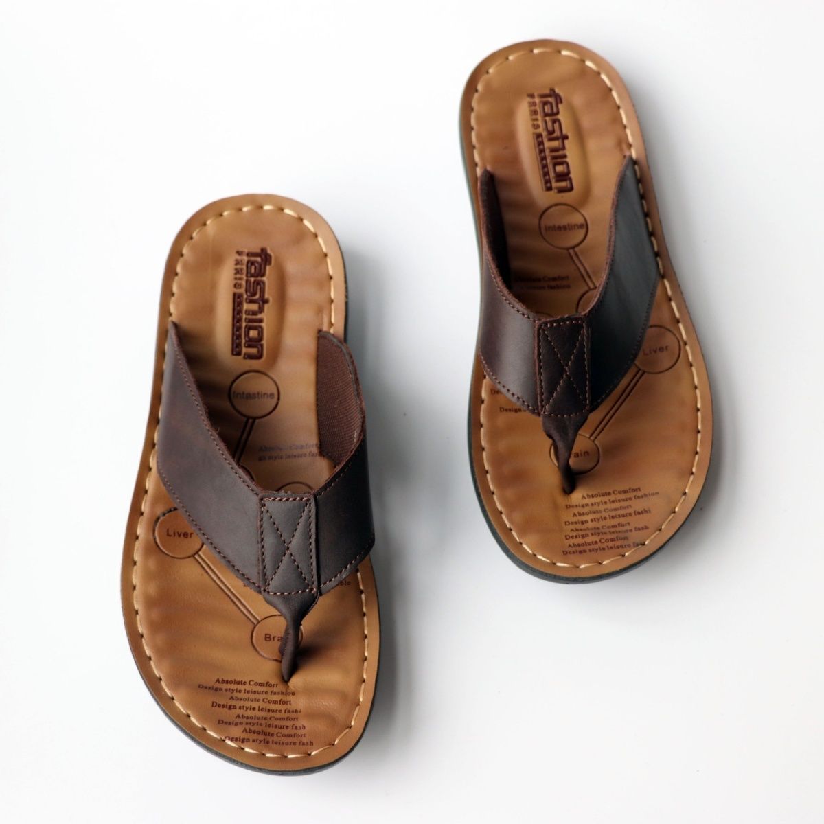 Summer Shoes Men Slippers Genu - Flip Flop Leather Men recensione e prezzo