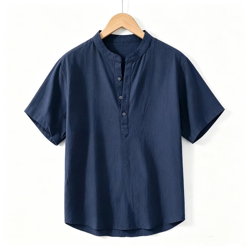 Men Cotton Linen Short-Sleeve  - Linen Shirt Breathable recensione e prezzo