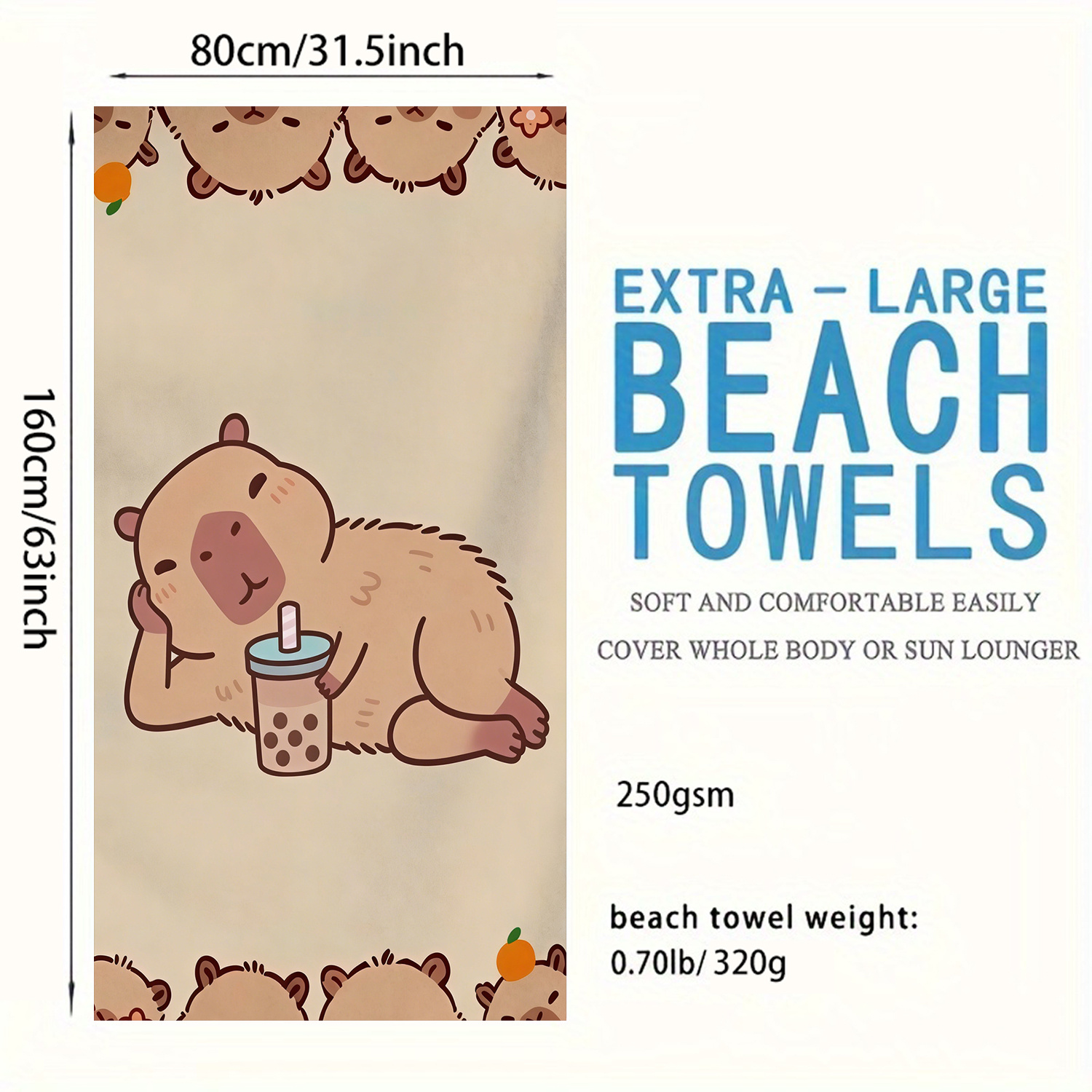 Extra-Large Beach Towel - Ultr - Beach Towel Large recensione e prezzo