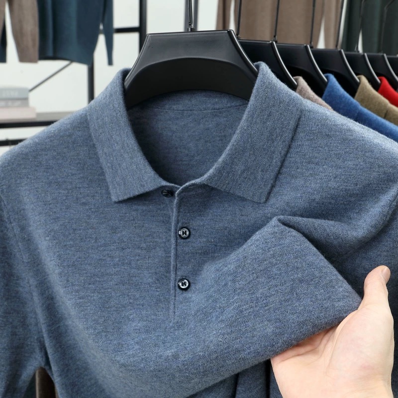 Fashion luxury knitted long sl - Polo Shirt Pique recensione e prezzo