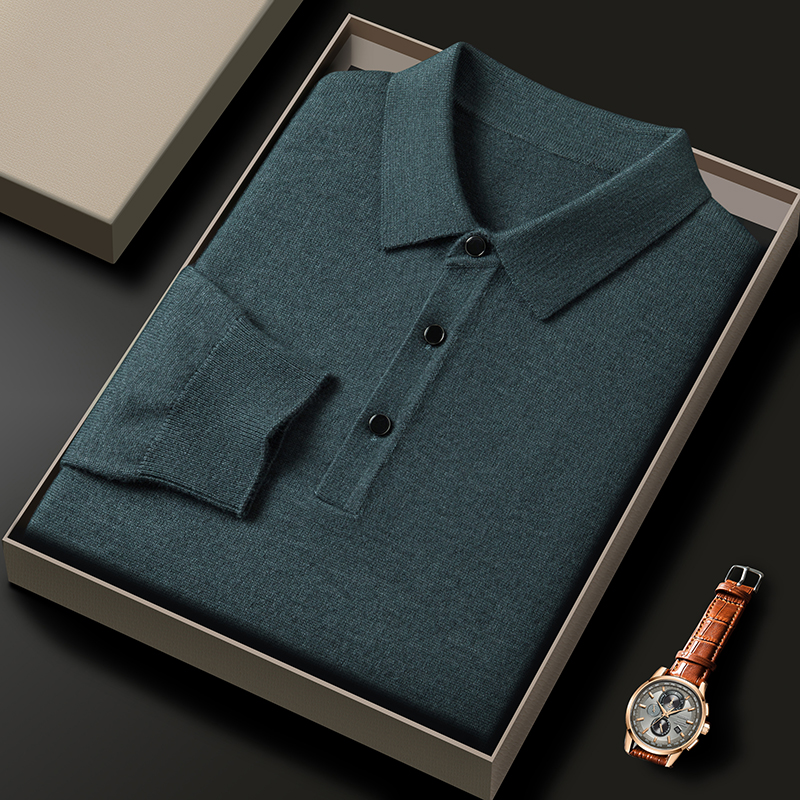Fashion luxury knitted long sl - Polo Shirt Pique recensione e prezzo