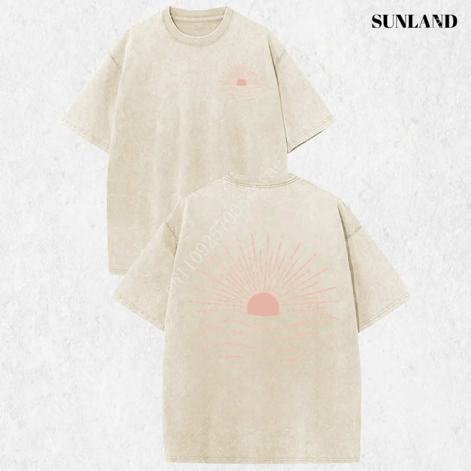 Sunland Vintage Minimalist Sun - Tee Graphic Print recensione e prezzo