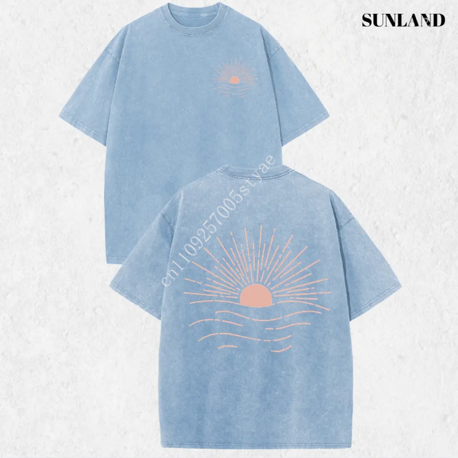 Sunland Vintage Minimalist Sun - Tee Graphic Print recensione e prezzo