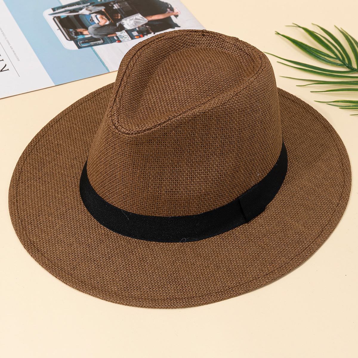 Hat, male, summer vacation, be - Bucket Hat Straw recensione e prezzo