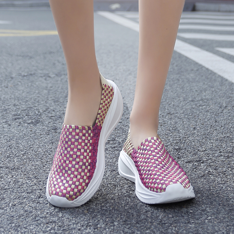 Women Woven Shoes Loafers Plat - Espadrille Slip On recensione e prezzo