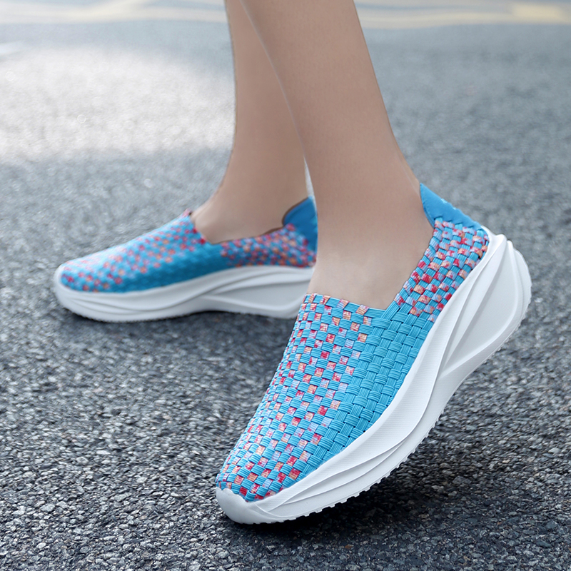 Women Woven Shoes Loafers Plat - Espadrille Slip On recensione e prezzo