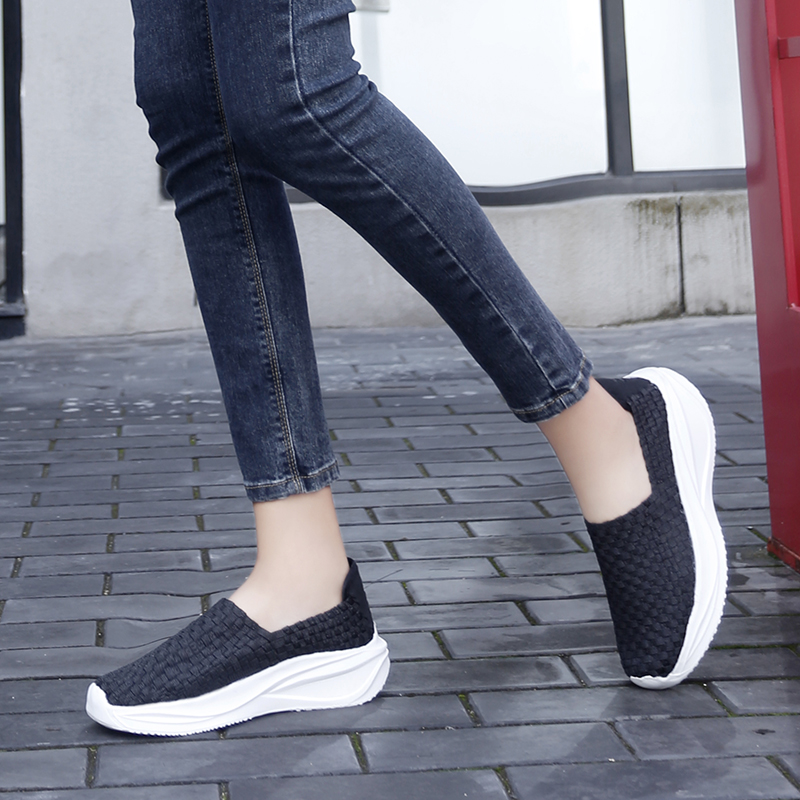 Women Woven Shoes Loafers Plat - Espadrille Slip On recensione e prezzo